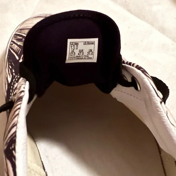 Vans Black and White Graphic Sneakers - Picture 3 of 3